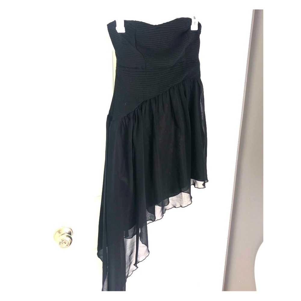 Akira black strapless dress